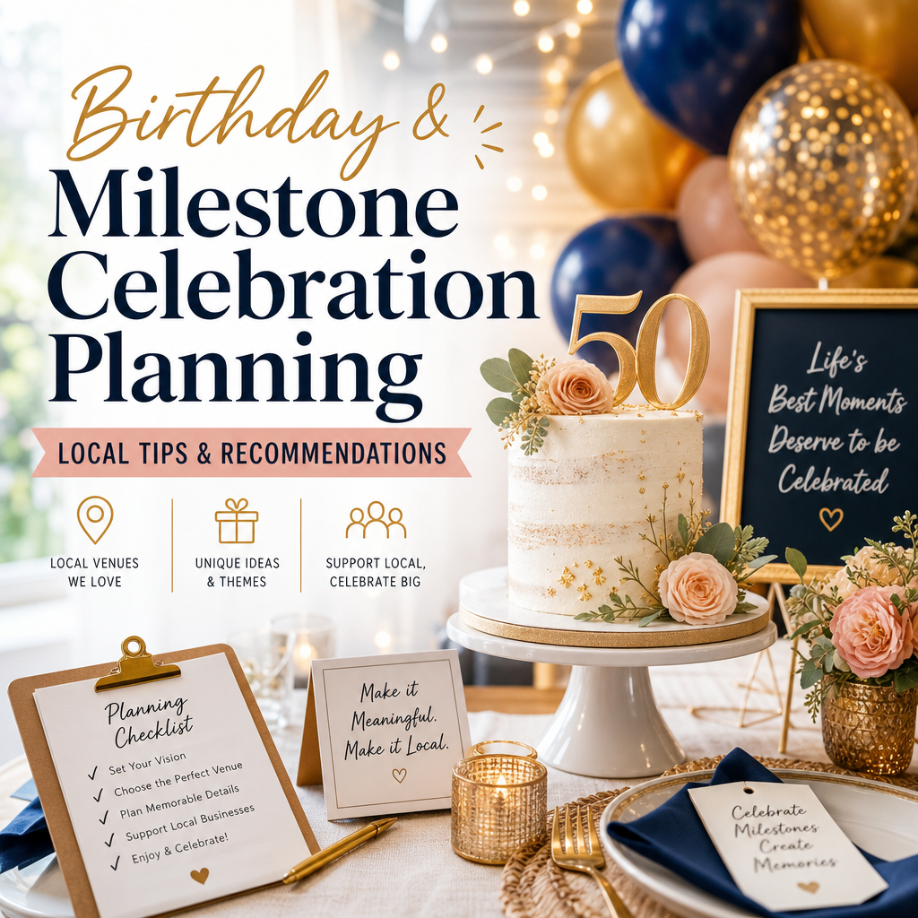 Elegant milestone celebration planning with personalized decor, unique themes, and local-inspired ideas for a memorable Elegant 50th birthday celebration planning with themed decor, local tips, and personalized details
